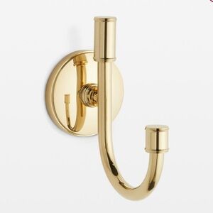 Rejuvenation Ladd Single Hook 4-1/2” Unlacquered Brass #1